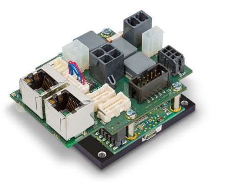 El controlador compacto de maxon se comunica vía EtherCAT